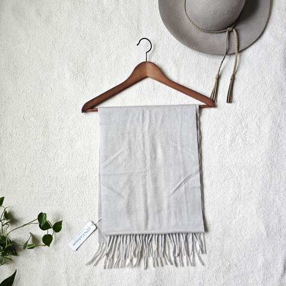 100% Pure Cashmere Scarf by Fishers Finery High Quality Design, 70"x12" - Picture 2 of 10